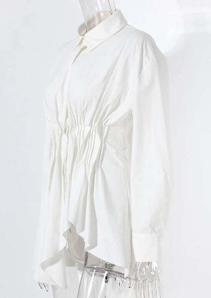 "The Bold Move" Ruffled Blouse