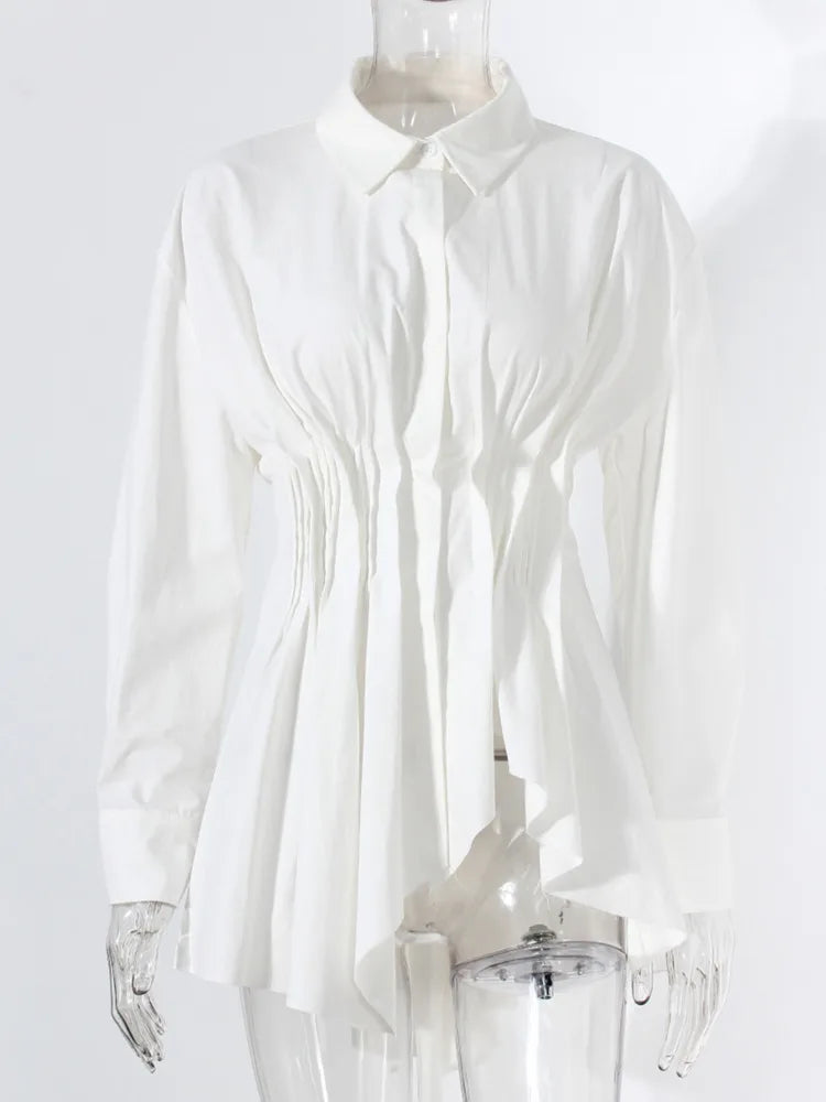 "The Bold Move" Ruffled Blouse