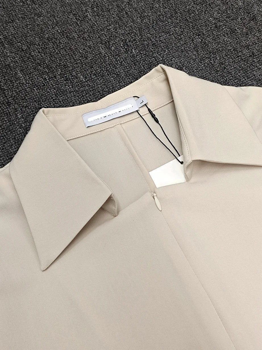 "The Power Play" Tie-Waist Blouse