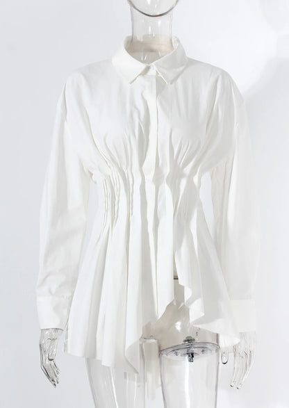 "The Bold Move" Ruffled Blouse